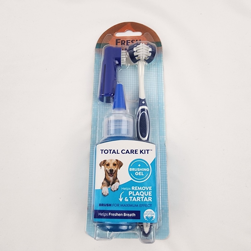 Fresh Dental Tooth‎ Brushing Kit for Dogs & Cats, 2 oz Gel and Toothbrush